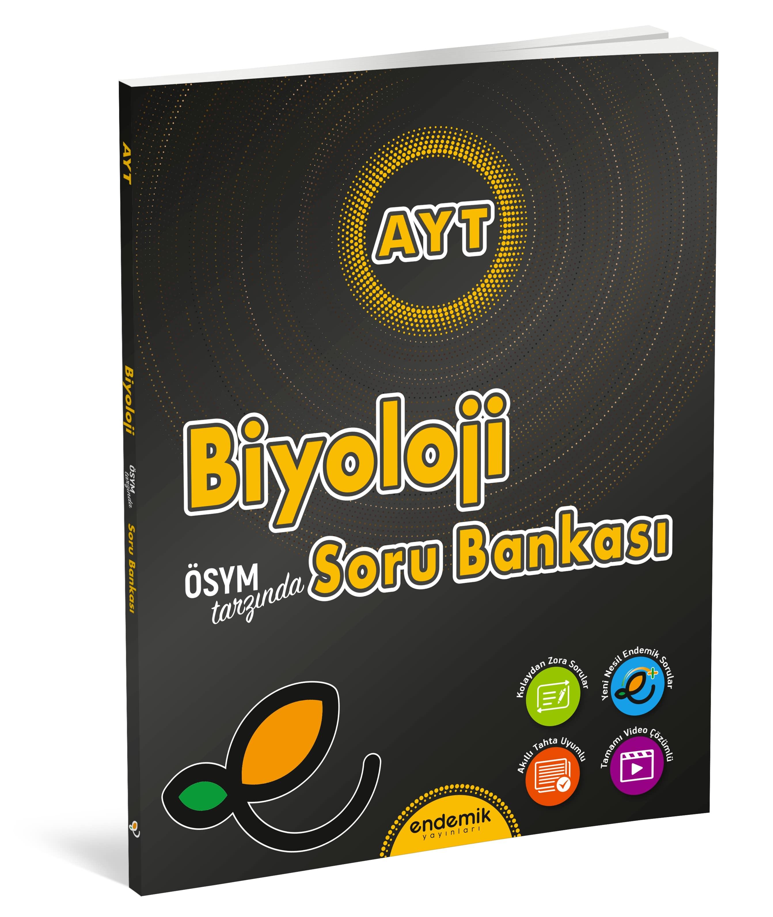 Endemik Yayınları AYT Biyoloji Soru Bankası